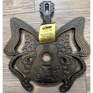 Lodge Seasoned Cast Iron Dolly Parton Trivet